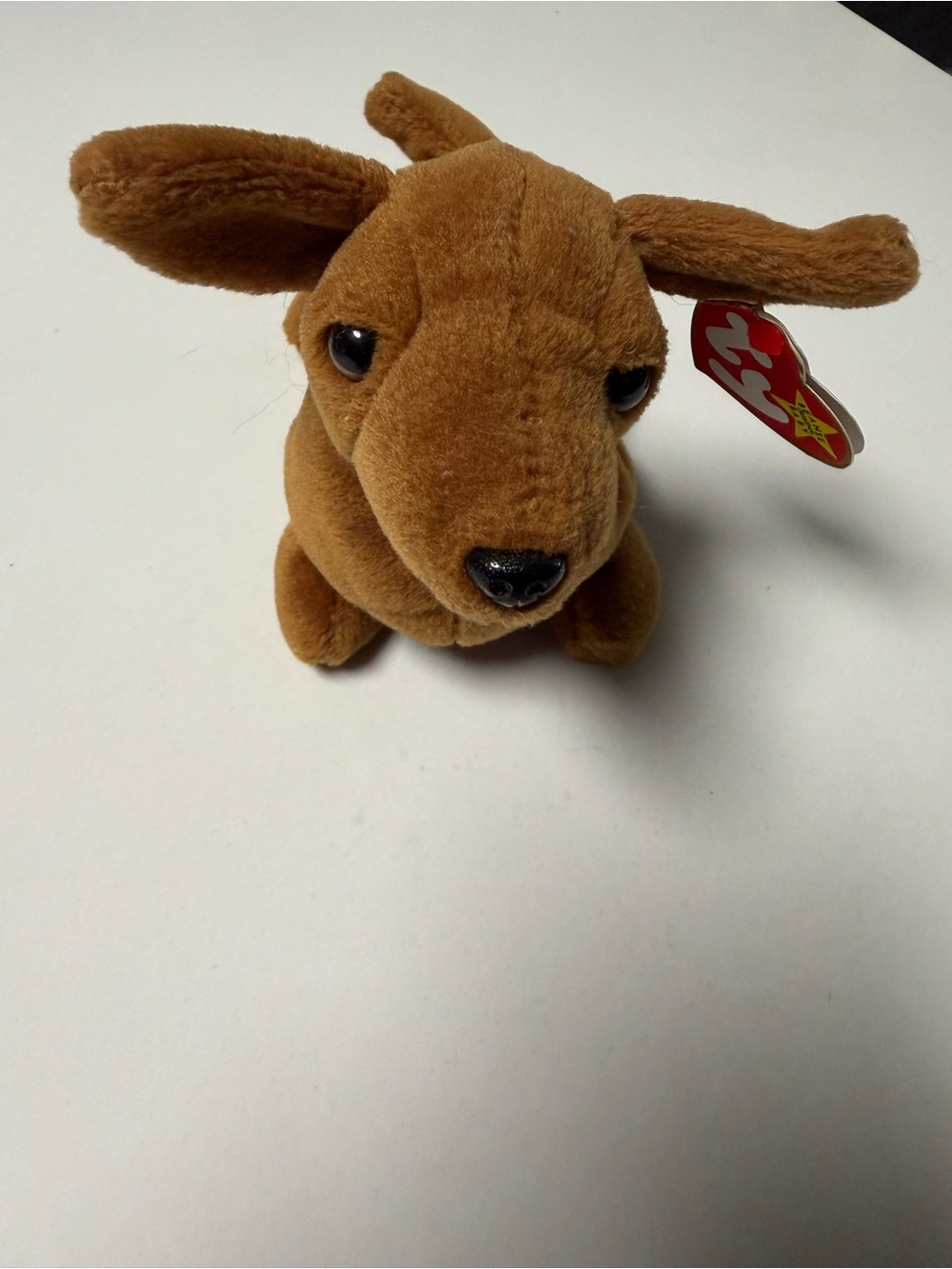 Ty Brown Kangaroo Plush with Heart Tag
